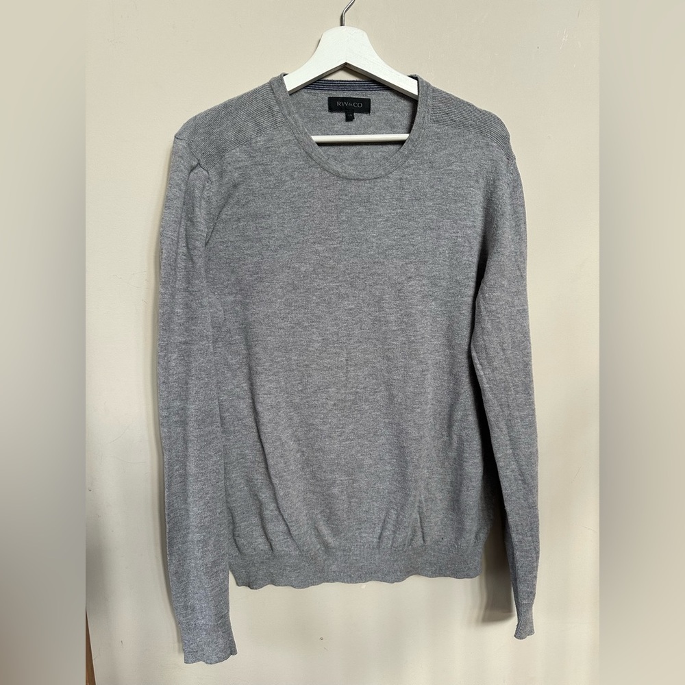 RW&CO. Gray Crewneck Men's Sweater